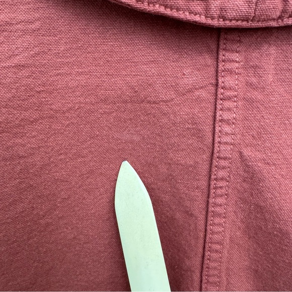 Doen Utility Jacket in Deep Red - Picture 7 of 13